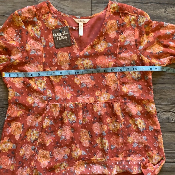 Matilda Jane Floral Sheer Top - Picture 6 of 8